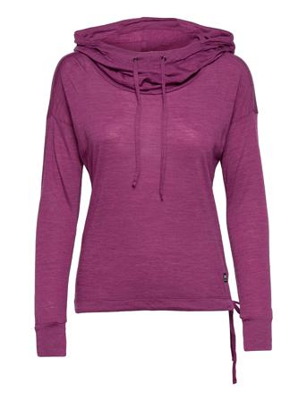 W Funnel Hoodie Huppari Liila Super.natural
