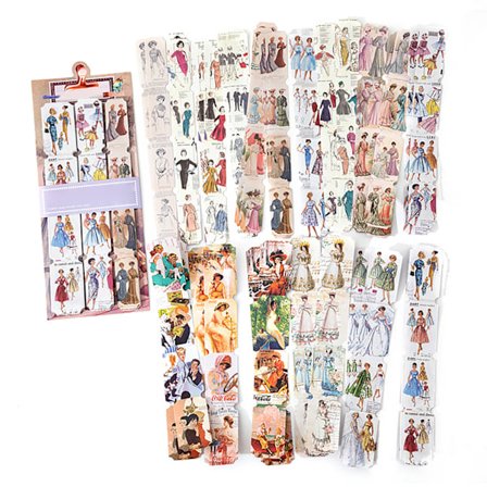 36 st Journal klistermärke papper självhäftande klistermärke tecknad design söt utsökt Journal papper dekor för heminredning flicka