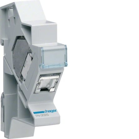 Hager TN002S Modulæruttak kategori 6, normutførelse Avskjermet, Datamaskin & surfing