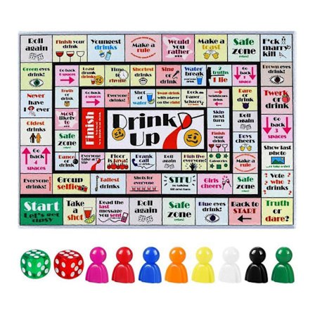 Tipsy-Land Drikkespill Morsomt Interaktivt Selskapsspill for Voksne