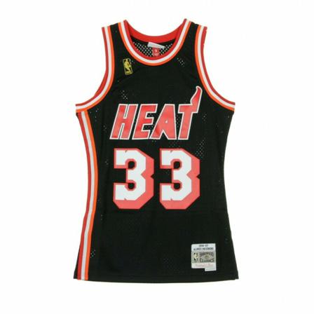 Mitchell & Ness basketball jersey man nba swingman jersey alonzo mourning no.33 miahea road , Zwart , Heren , Maat: S Shirts