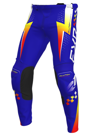 Motokrosové Kalhoty FXR Clutch Pro 26 Royal/Žlutá/Červená 36
