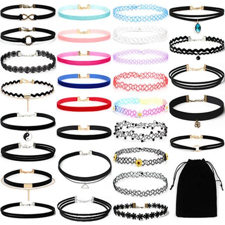Spets halsband set choker halsband set europeiska och amerikanska enkla choker fest
