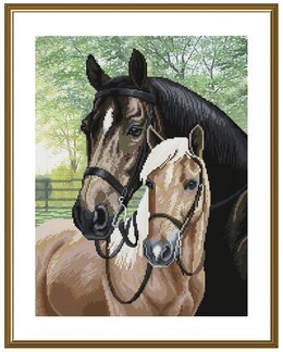 Broderikt Tavla In Love