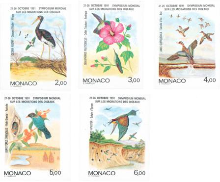 Monaco 1991 - YT 1754/1758 - Postfrisk