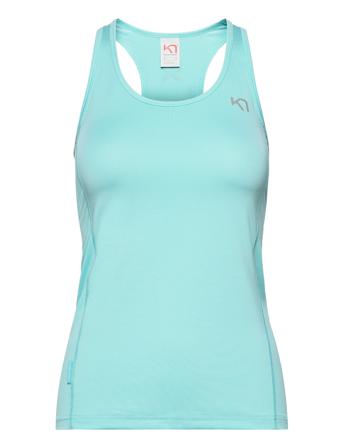 Nora Singlet Top Ærmeløs Top Blå Kari Traa