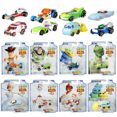 2-Pack Hot Wheels Cars Toy Story 4 Racers 1:64 Bilar Metall - Barn - Leksaker - Bilar & Fordon