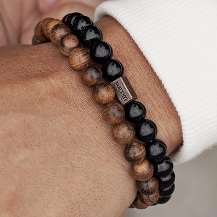 Bracelet Sticks et Stones pour hommes - Bracelets de perles