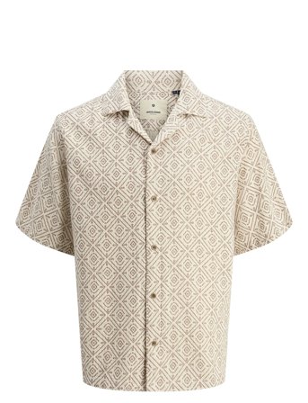Jack & Jones | Jprbluvincent Print Resort S/S Shirt Sn | S