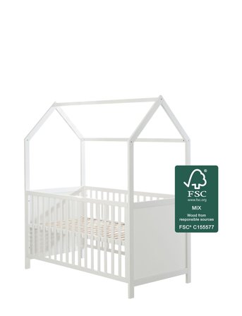 ROBA House Bed 70 X 140Cm - White - 70X 140CM