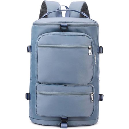 Sports Gym Taske Rygsæk med Vådt Rum & Sko Rum til Kvinder & Mænd, Holdall Duffel Taske Bagage