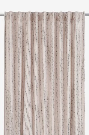 Svanefors - Gardin Unni 2-pack - Brun - Veckbandslängder - 140X280 - Från Homeroom