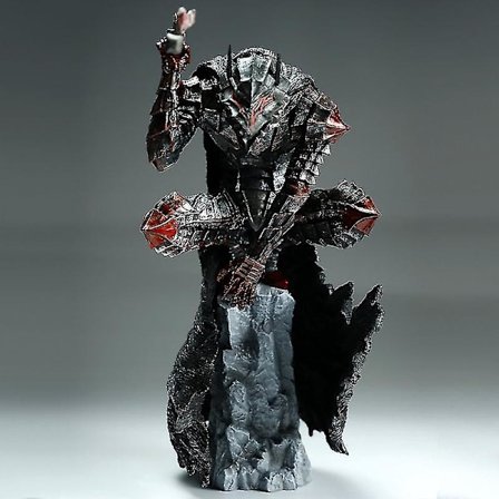 Berserk Guts L Anime-hahmo Guts Berserker-haarnukka Actionhahmo Berserk Musta Miekkailija Hahmo Kokoelmamalli Nukkea Lelut 25cm