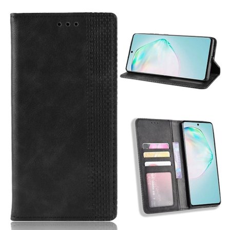 Bofink Vintage Samsung Galaxy S10 Lite leather etui - Sort