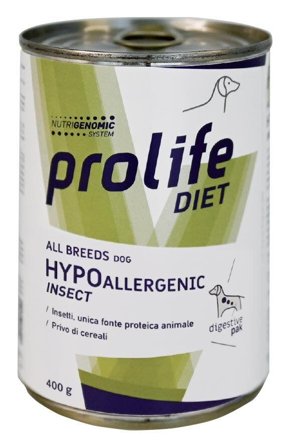 Prolife Dog Diet Wet Hypoallergenic Insect Cibo Umido Per Cani