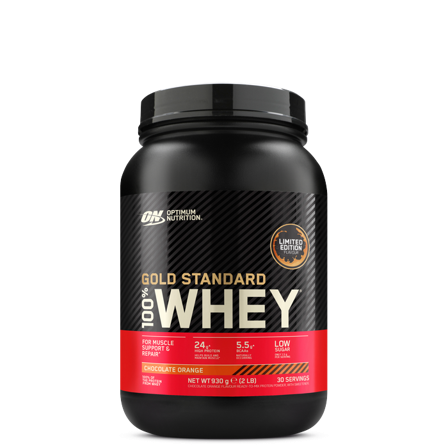 Optimum Nutrition 100% Whey Gold Standard Valleprotein 908 g, Choco Orange - NEW Limited - Bodyman.dk