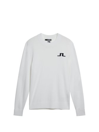 J.Lindeberg - Golf - Gus Knitted Sweater - Vit - Man - XL