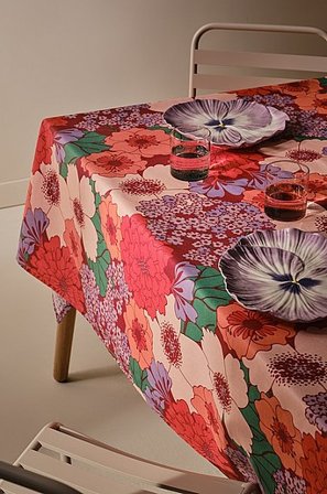 Jotex - Abwischbar Tischdecke Orange / grün - DANDI - Kaufe Tischdecken bei Jotex