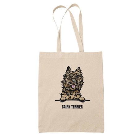 Cairn Terrier tygkasse hund shopping väska Tote bag