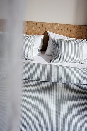 Jotex - Pussilakanasetti Parivuode Ekologinen Sininen/valkoinen Sininen/valkoinen - ESSA - Osta Parisängyt Jotex