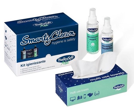 Smarty Clean Kit Igiene Spray Mani 100ml+Spray Superfici 100ml+