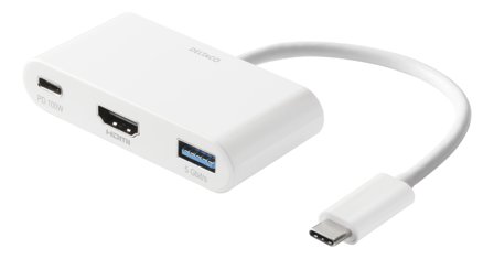 Deltaco USBC-HDMI23 - dokkingstasjon - USB-C - HDMI