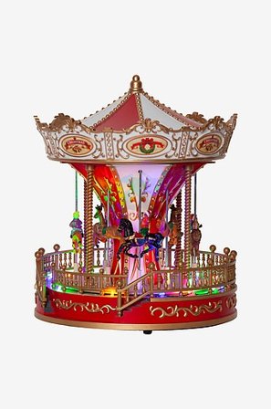 Jotex - Panorama Largeville 28 cm Multi - Køb Dekorativ julebelysning hos Jotex