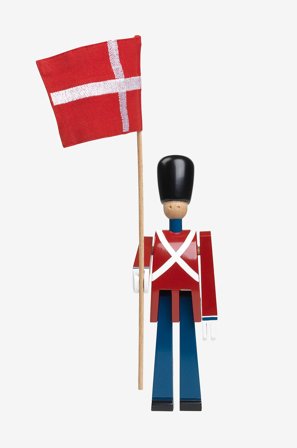 Kay Bojesen - Lipunkantaja, pieni - Punainen - Koriste-esineet - - Homeroom