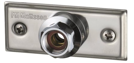 FM Mattsson 1719-1550 Ventilfäste G1/2, Ø15 mm, Tvättstuga