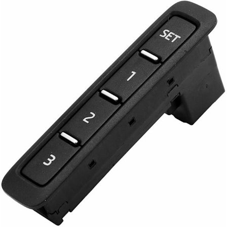 1 stk. Serie Førersæde Memory Switch Knap Sort Sæde Justering Memory Switch Knap, til PASSA 1Z0 959 769 A