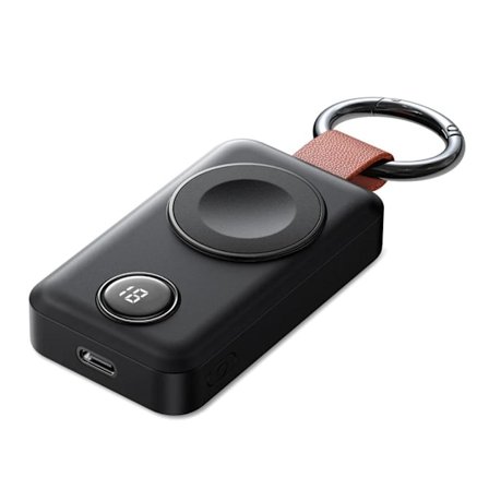 Joyroom Apple Watch Magnetic Trådlös Charger 2000mAh med Digital Display - Svart