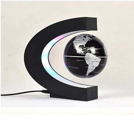 Kreativ lysende jordklode flydende magnetisk levitation globus