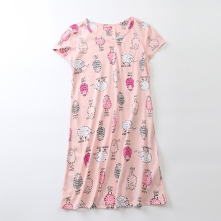 Dampyjamas Bomullspyjamas Kortärmad pyjamas Avslappnad bekväm pyjamas, XL