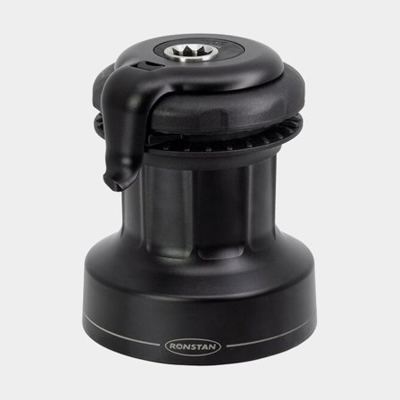 Sheet winch Ronstan Orbit Winch 30 QT, fits Ø7 - 12 mm rope, self-tailing, single speed, 2-speed, aluminium, with QuickTrim