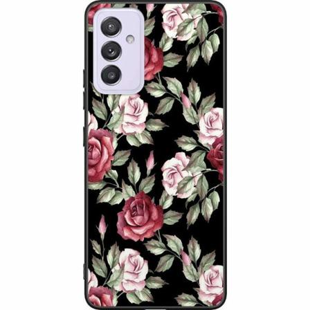 Samsung Galaxy A82 5g Svart Skal Blommor