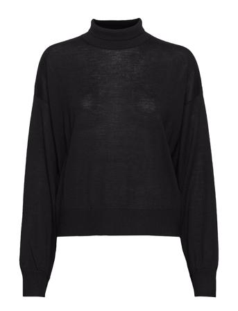 Kleo Turtleneck 11265 Turtleneck Polotröja Svart Samsøe Samsøe