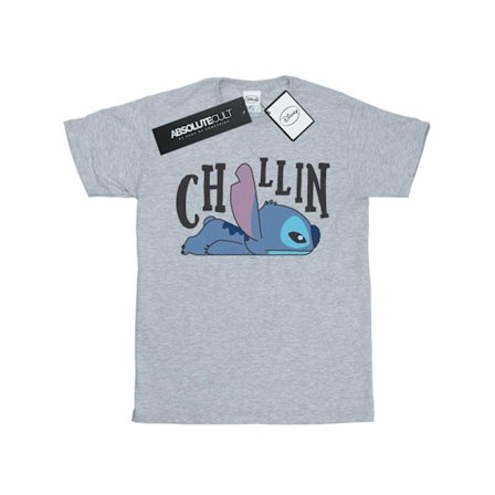 Disney Flickor Lilo Och Stitch Chillin Bomulls T-Shirt 7-8 År S