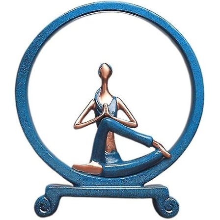 Yoga Girl - Resin Meditationsskulptur - Heminredning