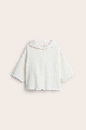 Kappahl | Kortärmad hoodie | Offwhite