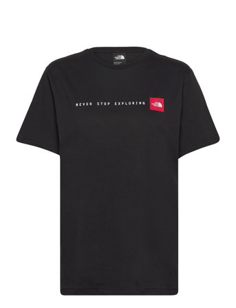 The North Face M Ss Never Stop Exploring Tee - Black - XS
