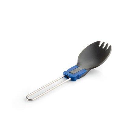 GSI Outdoors Folding Foon eating utensils Blue OneSize
