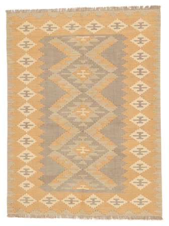 Hell Nomad Kelim Teppich Orientalischer Orange/Beige (Wolle, Persien)