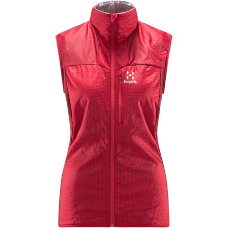 Haglöfs Summit Hybrid Vest Women Women lined vests Red XS