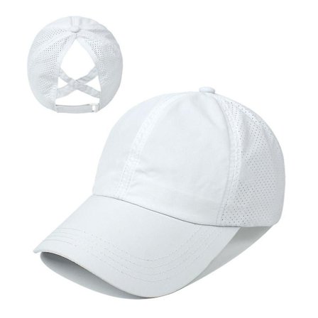 Justerbar Crossover Ponytail Baseball Cap for kvinner KLB