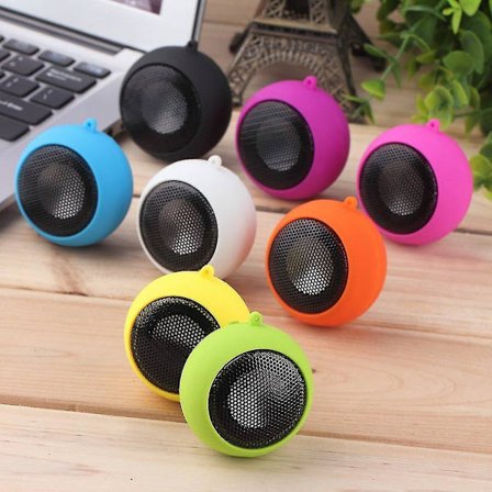 Mini 3,5 mm Jack Hamburg Teleskopiska Plug-in-högtalare