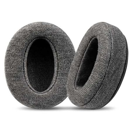 Erstatningsørepuder til Sony WH-CH700N hovedtelefoner - Bløde bomuldsørepuder, mørkegrå, 8,2 cm