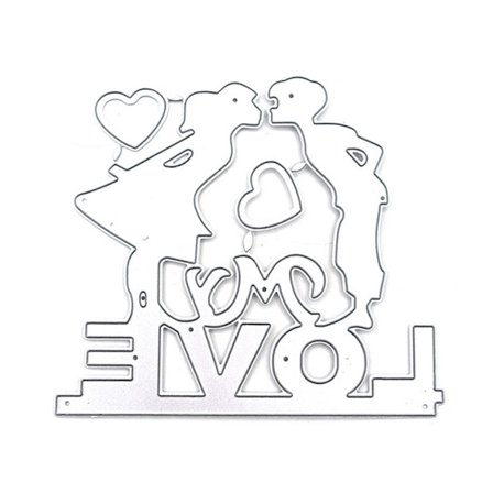 Enhjulet Cykel Metal Skærestempler Steampunk Gear Sæt Skabelon Til DIY Scrapbog