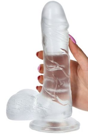 Jelly Dildo Real Rapture Transparent 23 cm