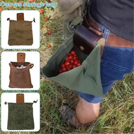 Canvas Fruit Picking Bag Canvas Garden Jungle Fruit Picking Bag