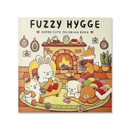 Little Corner/Cozy Friends/Spooky Cutie/Comfy Days/Fuzzy Hygge/Girl Moments Söt och mysig målarbok för vuxna och tonåringar - Perfekt